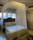 6x6 Luxury Wall Mounted Mosquito Net - White - 2