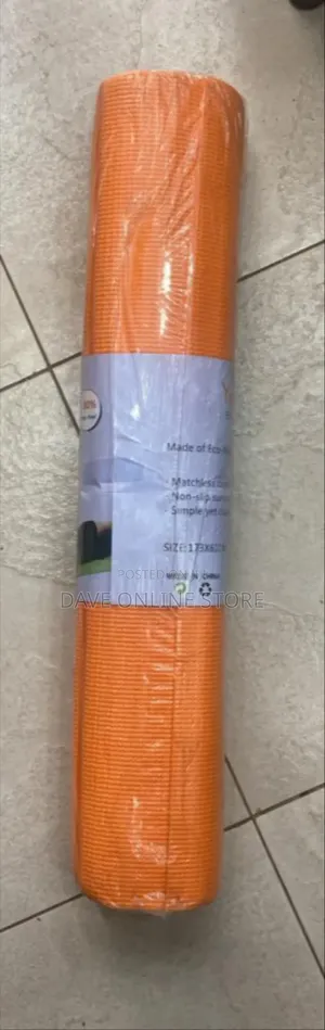 Brand New Bright Orange Non-Slip Yoga/Exercise Mat