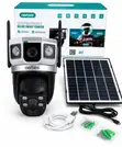 Aerbes 4G Solar PTZ Security Camera with 3 Lenses (AB-JK70-G) - 1