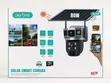 Aerbes 4G Solar PTZ Security Camera with 3 Lenses (AB-JK70-G) - 3