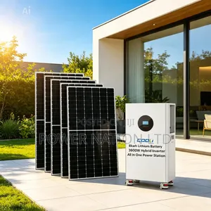 Cooli 8kWh + 3.6kVA All-in-One Power Station with Solar Panels