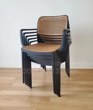 Plastic Chairs with Mesh Backrest - Indoor/Outdoor