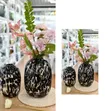 Round Speckled Belly Compact Tabletop Vase for Hydroponics - 1