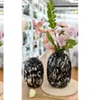 Round Speckled Belly Compact Tabletop Vase for Hydroponics - 2