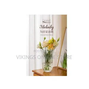 CrystalFlower Handmade Modern Glass Vase