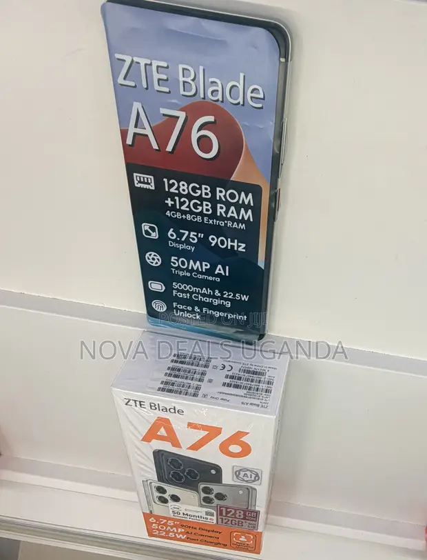 New ZTE Blade A76 5G 128GB Blue - 1