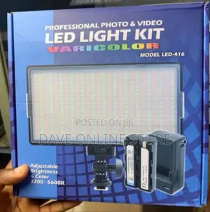 Professional Photo and Video LED Light Kit