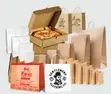 Paper Bags with Branding - Craft, White - 1