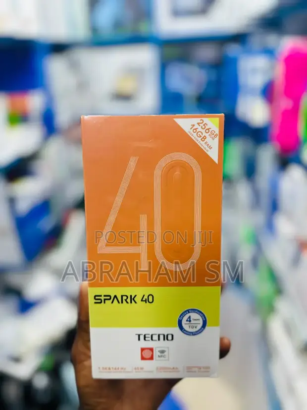 New Tecno Spark 40 256GB Black - 1