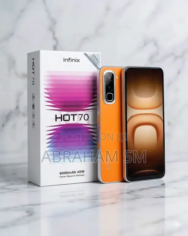New Infinix Hot 70 256GB Orange - 1