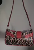 Red Cheetah Print Shoulder Bag - 2