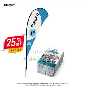 Teardrop Banner and Flyers Promotional Combo
