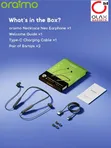 Oraimo Necklace Neo Wireless Neckband - 30 Hours Battery - 5