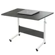 Adjustable Wooden Breakfast/Laptop Table Stand - Grey - 2
