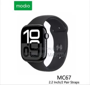 Modio MC67 Series 10 Smartwatch 2.2" Display, 2 Straps