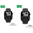 Modio MC67 Series 10 Smartwatch 2.2" Display, 2 Straps - 2
