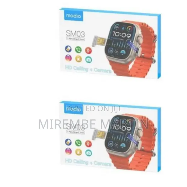SM03 Smartwatch with SIM Card Support & Camera - 1