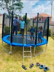 10ft Outdoor Trampoline with Safety Enclosure - 2