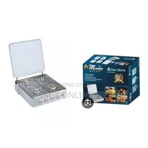Electro Master 4 Burner Stainless Steel Table Top Gas Stove
