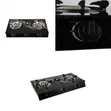 Deluxe 3-Burner Glass Gas Stove with Electronic Ignition - 1