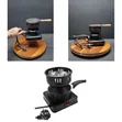 Portable Coal Burner with Tubular Heating Stove - 1