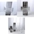 Modern Nordic Minimalist Ashtray Transparent Glass Vase Decorations - 2