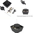 Floating Teapot Water Fountain - Black - 2