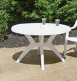 Round Plastic Table - Assembled - 3