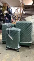 3pcs Set of Waterproof Rubber Suitcases (S,M,L) - 2