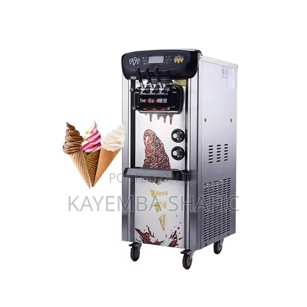 Brand New Commercial 3-Flavor Soft Serve Ice Cream Machine - 1