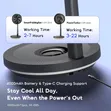 Oraimo PowerTurbo OPF-502A Smart Rechargeable Folding Fan - 4
