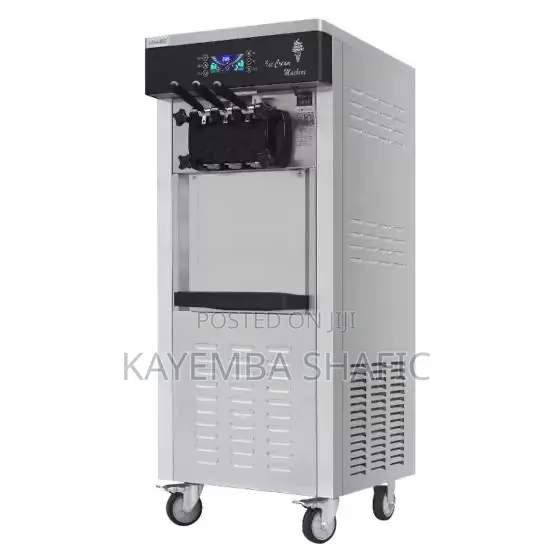 Commercial 3-Flavor Floor Soft Serve Ice Cream Machine - 1