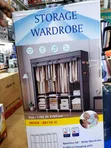 4 Column Storage Wardrobe with 4 Hanging Poles - 4