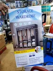 4 Column Storage Wardrobe with 4 Hanging Poles - 5