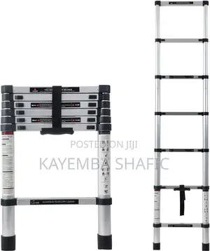Corvids 2.0m Aluminum Telescopic Extension Ladder (7 Steps)