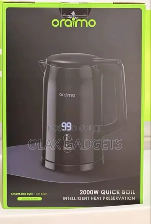 Oraimo SmartKettle Byte 2000W Stainless Steel Kettle - Brand New