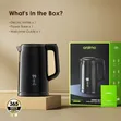 Oraimo SmartKettle Byte 2000W Stainless Steel Kettle - Brand New - 2