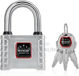 75mm Heavy Duty Steel Padlock with Copper Lock Core & 4 Keys