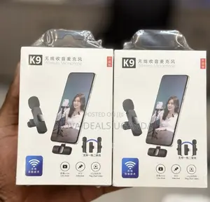 K9 Dual Wireless Lavalier Microphone - Plug and Play