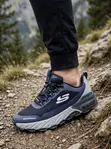 Original Navy Blue Skechers Goodyear Max Protect Running/Hike Sneakers - 2