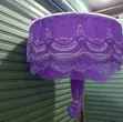 6x6 Double Layer Round Mosquito Net - Purple - 1