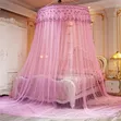 6x6 King Size Round Mosquito Net - Purple - 2