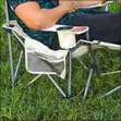 Folding Camping Chair with Built-in Footrest - 2