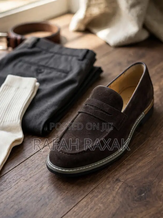 Original Billionaire Suede Penny Loafers - 1