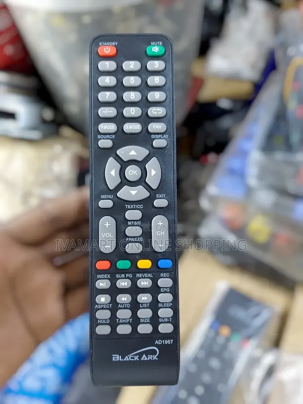 Black Ark Digital TV Remote - 1