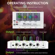 PH400 Headphone Amplifier - 8 Outputs, Mono/Stereo Switch - 3