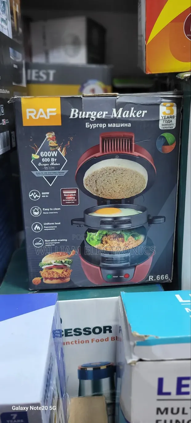 RAF 600W Burger Maker R.666 - 1