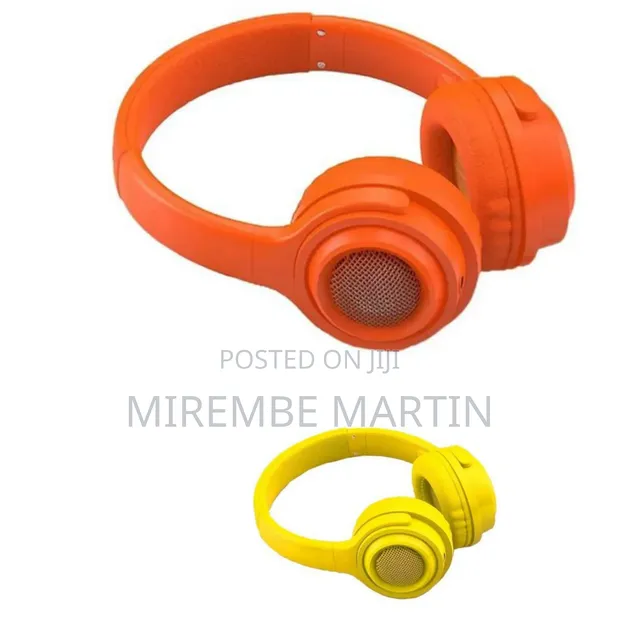 Ezra Folding Wireless In-Ear Headphones - Orange - 1