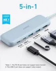 Powerology 5-in-1 USB-C Hub with HDMI - 1