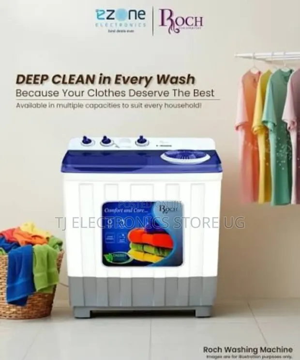 Roch 10kg Twin Tub Washing Machine - 1